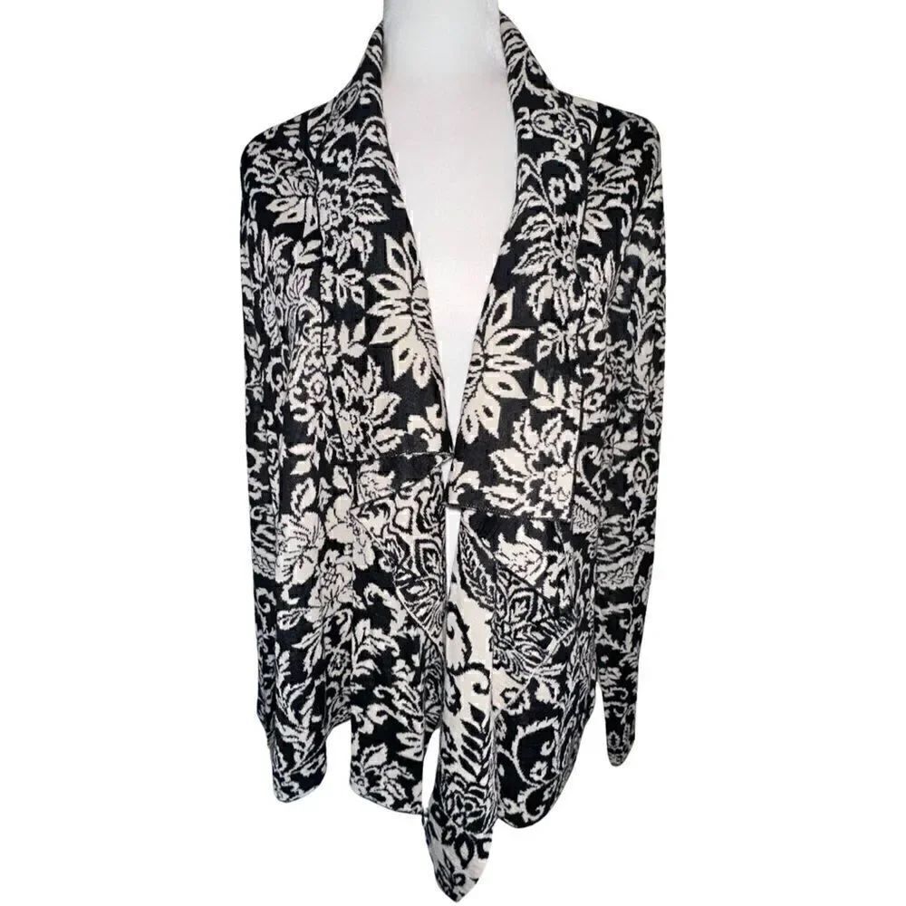 Jones NY Open Drape Front Cardigan Size XL